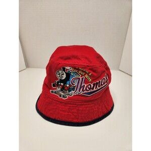 Thomas And Friends Bucket Hat Red Toddler Youth Kids OSFA A Day‎ Out Train